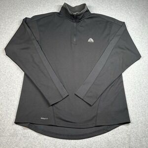 Nike ACG Dri-FIT 1/4 Zip Pullover Black Size L NikeFIT